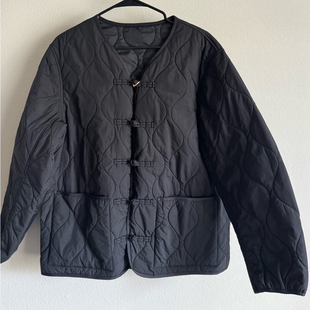 Muji Tang Black Quilted Jacket - Picture 9 of 15